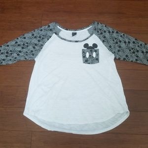 Torrid Disney Mickey Mouse Raglan Tee
